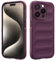 Custodia Compatibile con 15 Pro Max, Silicone Custodia per Tutto il Corpo, Copertura Antiurto con Fotocamera Protettivo, Cover Morbida al Tatto - Viola Scuro
