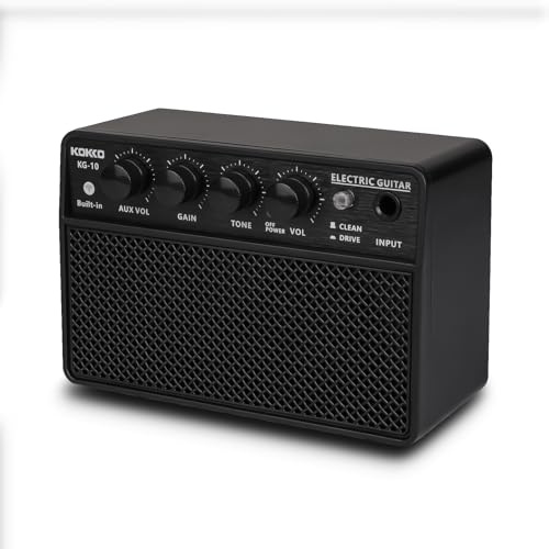 Mini amplificateur de guitare électrique 10 W, rechargeable par USB C, prise casque, ampli de guitares portables, pour pratique en intérieur