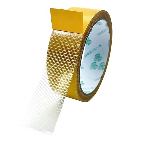 DHER 10 m saumband teppicheinfassband selbstklebend stoff klebeband Doppelseitiges Gewebeband, transparentes doppelseitiges Gewebeband für Stoffe ohne Nähen und Bügeln, für Gardinen, Teppich (C, 3CM)