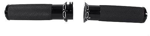 Preciso 25 Mm CNC Muova Moto a Barra Guida a Mano Taglio Black Anodizzato per i Ciclisti