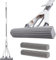 Sponge Mop, PVA Sponge Mops for Floor Cleaning with Stainless Steel Handle and Replacement Absorbent Foam Head, Hands Free Squeeze Mops for Hardwood Laminate Tile Floors (With 2 Reusable Sponge Heads)