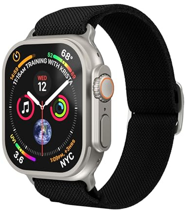 VONMÄHLEN Classic Nylon Loop – Robustes und verstellbares Nylonarmband, schweiß- und wasserbeständig, kompatibel mit Apple Watch