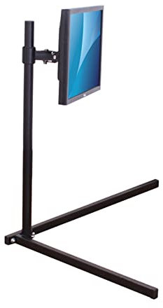 JEQGDLUI 13-24 LCD LED TV Mount Rack Giratorio Soporte for Monitor Soporte de Piso Altura 100 cm Fácil instalación Peso Ligero