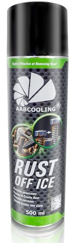 AABCOOLING 1x Rust Off Ice 500ml - Kälte‑Effekt Rostenschutz Spray, EIS Rostschutzmittel, Rostumwandler, Anti‑Korrosion, Auto & Industrie, Neutralisiert Rost, Rostschutz, Rostsanierer, Rostlöser