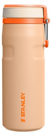 Stanley 1913 IceFlow Bottle Twist Flip 0.47L - Orange Sherbet | Cold For 12 Hours - Iced For 3 Days - Recycled Stainless Steel - BPA-Free - Dishwasher Safe