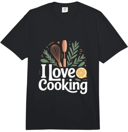 I Love Cooking Culinary Art Fouet Citron Comfort Colors Adult Heavyweight T-Shirt