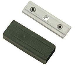 Gardinia Verbinder für Gardinenstangen Luxor Aluminium-schwarz, 1 Set, Zutreffend, 12782