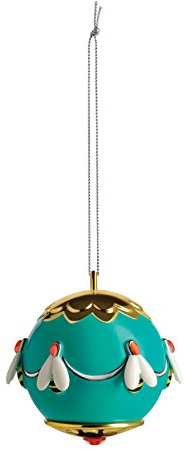 Alessi MJ16 5 Ape dell'oro Dekokugel - Porzellan. Handdekoriert. 6,00 x 6,00 x 7,20 cm Multicolor