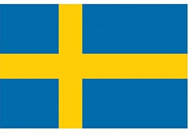 TrendClub100® Fahne Flagge „Schweden Sweden SE“ - 150x90 cm / 90x150cm