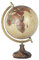 Art Deco Home - Globe Terrestre Marron 20 cm - 10127SG