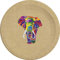 Procos 10067695 90604 - Teller, Elephant, 23cm, 8 Stück, kompostierbar, Geschirr, Elefant, Geburtstag, Mottoparty