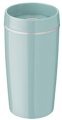 RIG-TIG by Stelton - BRING-IT To-Go Becher - Grün - Kunststoff/Silikon - (HxD) 16,5 x 8,5cm / 0,34 l - Spülmaschinenfest
