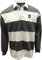 Guinness Langärmliges Rugby-Shirt mit Metallabzeichen in Zinn/Creme