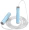 BONMIXC Skipping Rope with Ball Bearings Silicone Grips Adjustable Length Wear Resistance PVC Coating Rope Skipping Rope Adult Fitness Fat Burning Exercises