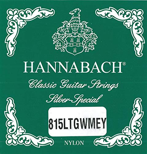 Hannabach Klassikgitarre-Saiten, 815LTGWMEY, Serie 815 Low Tension Silver Special