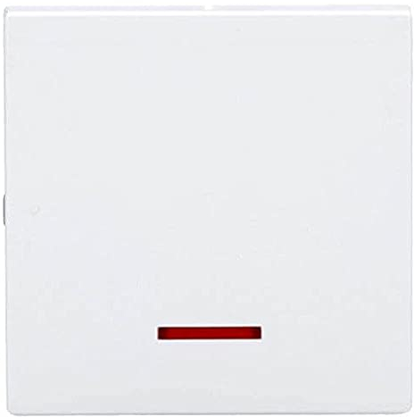 Voxura Concept Wippe Kontroll-Ausschalter Kalotte rot C01-0031-01 50 x 50 mm weiß