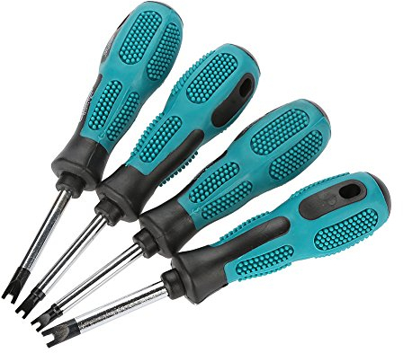 U-Gabel-Bits Schraubendreher, 4 Stück U-Gabel-Schraubendreher Magnetische Dreiecksschrauben Gabel-Schraubendreher Dreiecksschraubendreher-Set für DIY-Schraubendreher-Kit