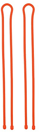 Nite Ize, Inc. GT32-31-2R3 Nite Ize Original Gear, Reusable Rubber, 32 Inch, 2-Pack, Bright Orange, Made in the USA Twist Tie, 32-2 Pack