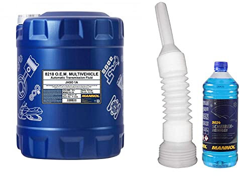 QR-Parts Set 10 Liter 85413481 5024 MN8218-10 CT4504 1 Original MANNOL Scheiben-Reiniger -70 °C Frostschutz Konzentrat 10L Automatikgetriebeöle O.E.M. 8218 Multivehicle JWS