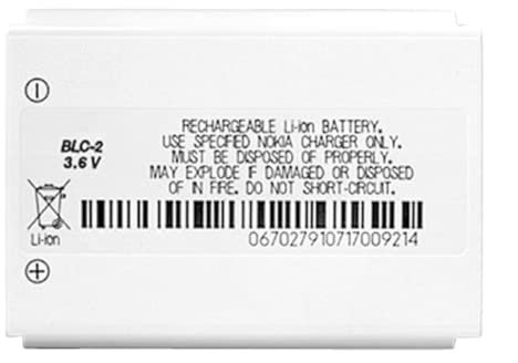 Audiosystem Batteria Compatibile Per Nokia 3310 3330 3410 3510i Blc-2 1000mah Ricambio Litio