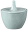 Seltmann Weiden Beat Color Glaze Zuckerdose, 270 ml, Dose mit Deckel und Rillen-Relief, Porzellan, Arktisblau
