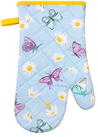 SiXsigma Sports Single Oven Gloves Heat Resistant - Oven Mitts kitchen gloves For BBQ, Cooking, Grilling, Baking Oven Mits For Women & Men (Butterfly)
