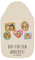 Mr. & Mrs. Panda Personalisierte Wärmflasche Igel Familie - Personalisierte Geschenke, Glück, Zusammenhalt, Schwester, Liebe, Wärmekissen mit Namen,