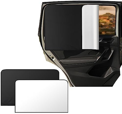 Protección Solar para Automóviles, 2 Piezas Cortina de Magnética para Auto, Protector Solar Lateral para Coche, Parasoles Magnético para Ventana Lateral del Coche, Protección del Sol y el Calor