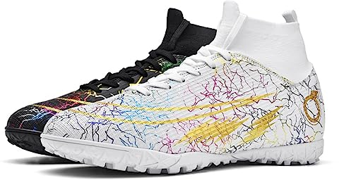 DASHANGYAN Herren Fußballschuhe Neutral Jungen Athletische Anti-Rutsch-Trainingsschuhe Professionelle Outdoor-Fußballschuhe Jugend-Fußballschuhe Athletische Schuhe