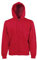 Fruit of the Loom Classic Hooded Sweat Jacket, Farbe:rot, Größe:M