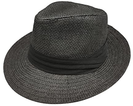 90er-Jahre-Hüte für Damen, Unisex, Herren, Damen, Panama-Hüte mit breiter Krempe, Aldult Jazz Hut, Zylinderhut, Sonnenhut, Rave-Hüte für Damen, Schwarz , Einheitsgröße