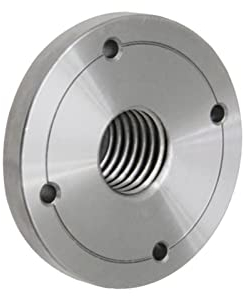 wood lathe chuck, Wood Lathe Chuck Face Plate 1Inch X 8TPI / M18 X 2.5 / M33 X 3.5 Thread Flange Plate Milling Chuck for Wood Turning Tools(75mm m33x3.5)