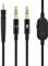 Toxaoii GSP 600 Audiokabel mit Stummschaltung und Lautstärkeregler, kompatibel mit Sennheiser Game ONE, Game Zero, PC 373D, GSP 350, GSP 500, GSP 600, GSP 670, G4ME One, G4ME Zero Gaming Headset, 1,8