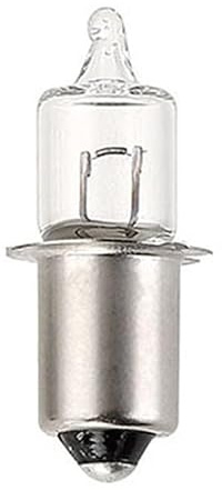 ShuoHui 1pc P13.5S 6V 2.4W Halogen Fahrrad Birne Glühbirne Ersatzbirne Vorderlicht, 2500K Warmweiß, PX13,5s Sockel, Hs3 Miniatur Lampe Birne, für Fahrrad Taschenlampe (1)