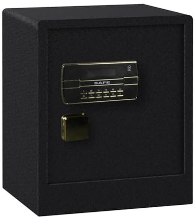 KARAT Tresor Möbeltresor Safe - Feuerfest - elektronisches Zahlenschloss, Kombinationsschloss - Erfordert zwei Schlüssel zum Öffnen (Super Pit) (53 x 45 x 36 cm)