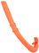 GRCFUMO Tauchrohr, Silica Gel Floating Submersible Breathing Tube, Komfortables Tauchschnorchelrohr zum Schwimmen, Tauchen, Schnorcheln, Unterwasseraktivitäten (Orange)