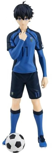 Epitome Blue Lock Anime Figur Isagi Yoichi Figur 17cm Anime Actionfigur Statue Schreibtisch Dekoration Frieren Statuen für Dekoration und Geschenk