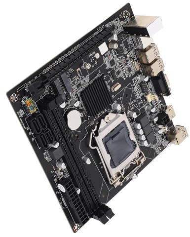 aqxreight Scheda Madre LGA 1155 NVME WiFi M 2 Uscita VGA HD 10 USB 2 0 DDR3 ITX Scheda Madre per Computer PC Slot Sostitutivo Che Consente Dati più Rapidi e Fluidi