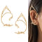 SGERUFZ 2 Paar Ear Cuff Elfen Ohrringe für Damen Elfenohren Catwoman Ohrschmuck Elf Ears Elfen Ohren Elfenohren Schmuck für Elben Kostüm Feenkostüme Frauen Cosplay Kostüm