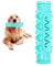 OPPWONG Bite And Brush Dog Toy, Dog Chew Toys for Aggressive Chewers Dog Teeth Cleaning Toy Dog Toothbrush Toy Puppy Toothing Playing And Chewing Toy for Small Middle Large Breeds (Lake