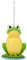 Toilet Brush and Holder Set, Cute Frog Shape Toilet Brush Set with Base Creative Animal Resin Cleaning Tool, Standing Cleaner for Bathroom Utensils