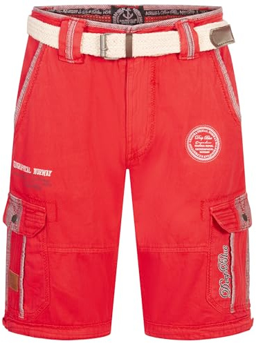 Geographical Norway Herren Cargo Shorts Kurze Hose Short Bermuda Knielang Parash