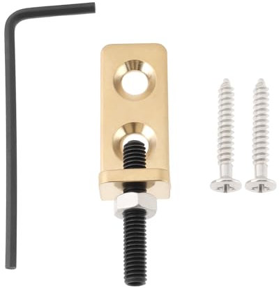 Briny River Messing-Gitarrenbrücken Tremolo-Stopper Stabilisator mit Schraubenschlüssel Kompatibel mit Floyd Rose