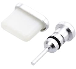 iplusmile Lot de 2 Set de Set de Bouchons Anti-Poussière Prise pour Fiche 3,5 MM et Port USB Type C, Protège des Saletés, Maintient Fermement