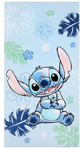 sarcia.eu Disney Stitch Strandtuch 70x140 cm, Baumwolle, Oeko-TEX (H)