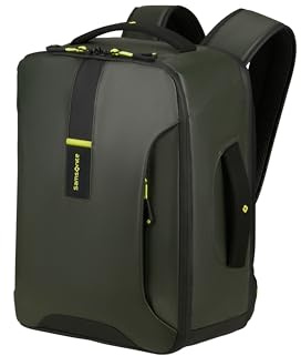 Samsonite Paradiver Light - Ryanair Kabinentasche (40 x 30 x 20 cm, 25 L, 0.80 kg), Untersitz Handgepäck Wizz Air, Vueling & Transavia, Flugzeug Rucksack S Underseat - Grün (Jungle Green)