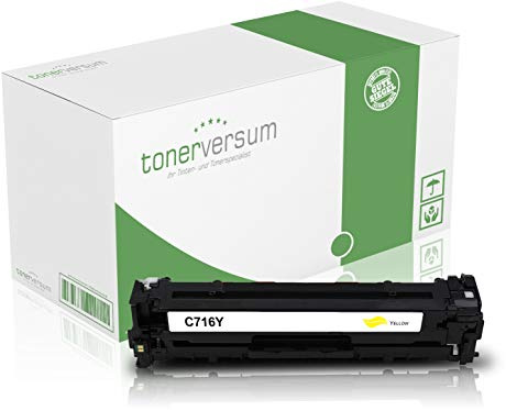 Toner kompatibel zu Canon 716 Gelb für i-Sensys LBP-5050 LBP-5050n MF8030 MF3030cn MF8040cn MF8050 MF8050cn MF8080cw Druckerpatrone 716Y Yellow