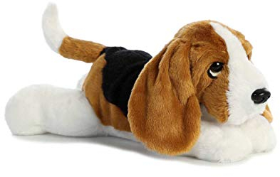 Aurora, 31567, Flopsies Basset Hound, 30,5 cm, Plüschtier, Mehrfarbig