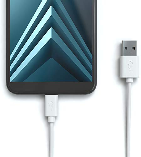 JAMEGA – 3m Micro USB Kabel | USB Ladekabel Datenkabel für Micro USB Geräte kompatibel mit Samsung, HTC, Huawei, Sony, Nokia, Nexus, Kindle, PS4 XBOX Controller uvm. – Weiß