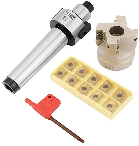 Verrückter Verkauf Planfräser, MT3-FMB22 Haltererweiterung 400R-50-22 Planfräser 10 Stück APMT1604 CNC-Wendeplatten